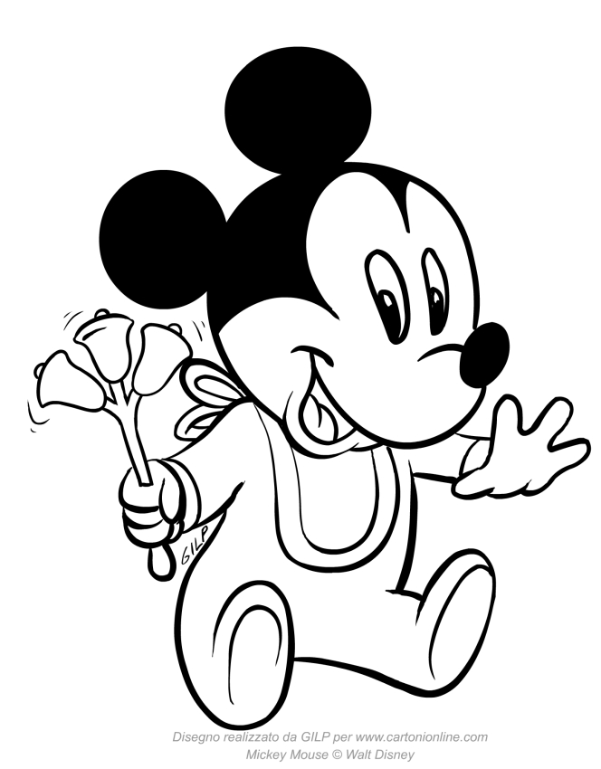 Cool Mickey Mouse Coloring Pages Printables 90