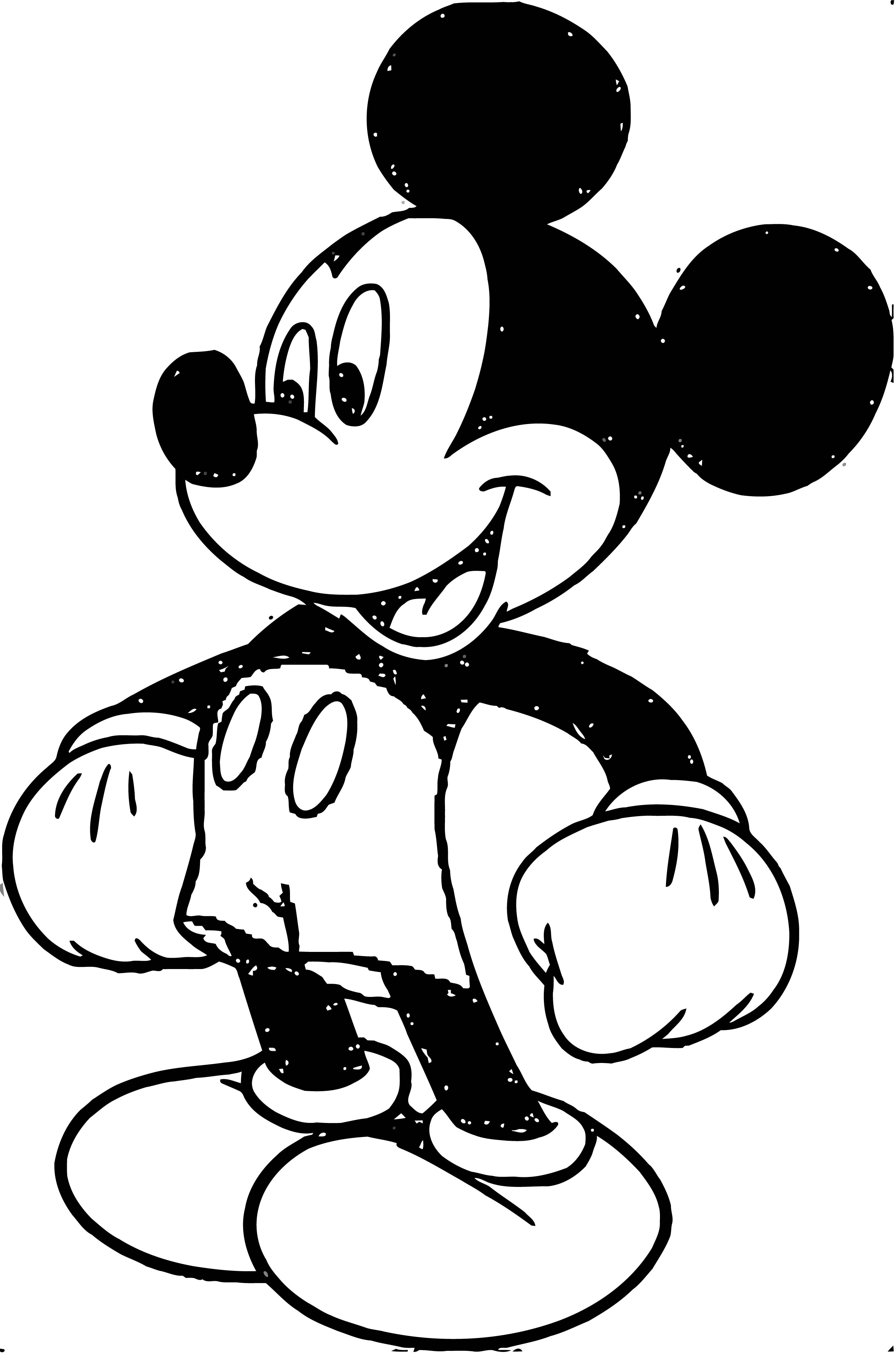 Cool Mickey Mouse Coloring Pages Printables 91
