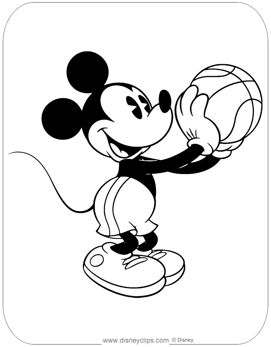 Cool Mickey Mouse Coloring Pages Printables 93