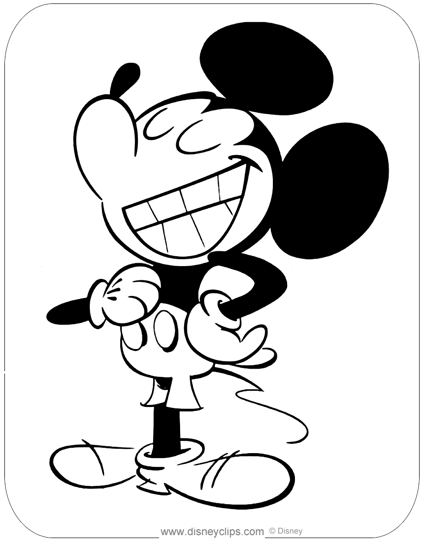 Cool Mickey Mouse Coloring Pages Printables 99