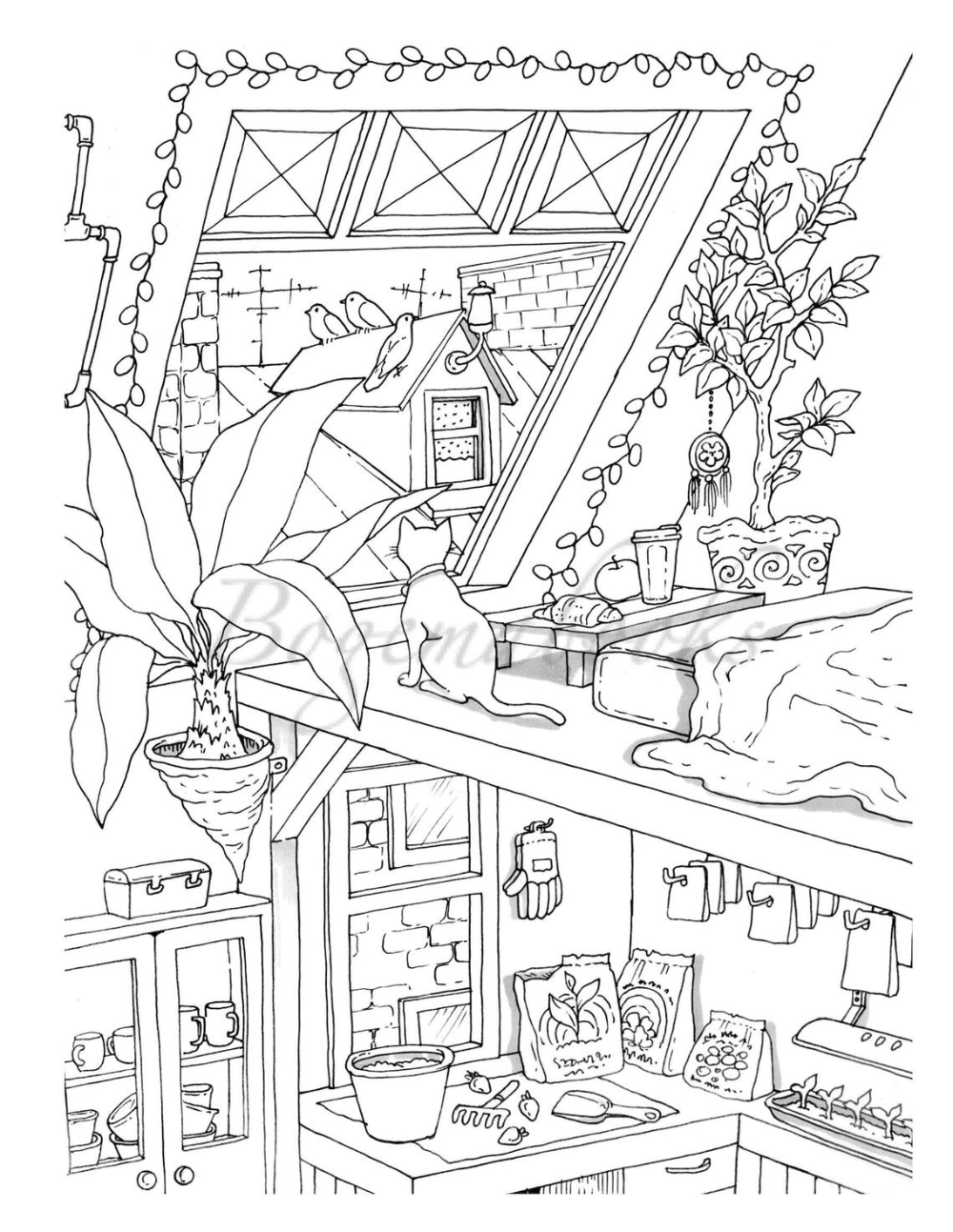 Cute Aesthetic Coloring Pages Printable 20