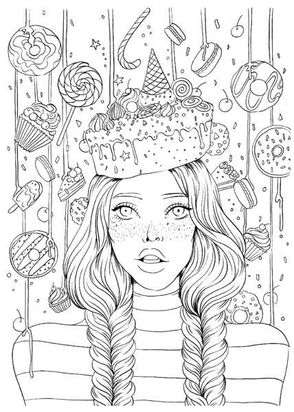 Cute Aesthetic Coloring Pages Printable 29