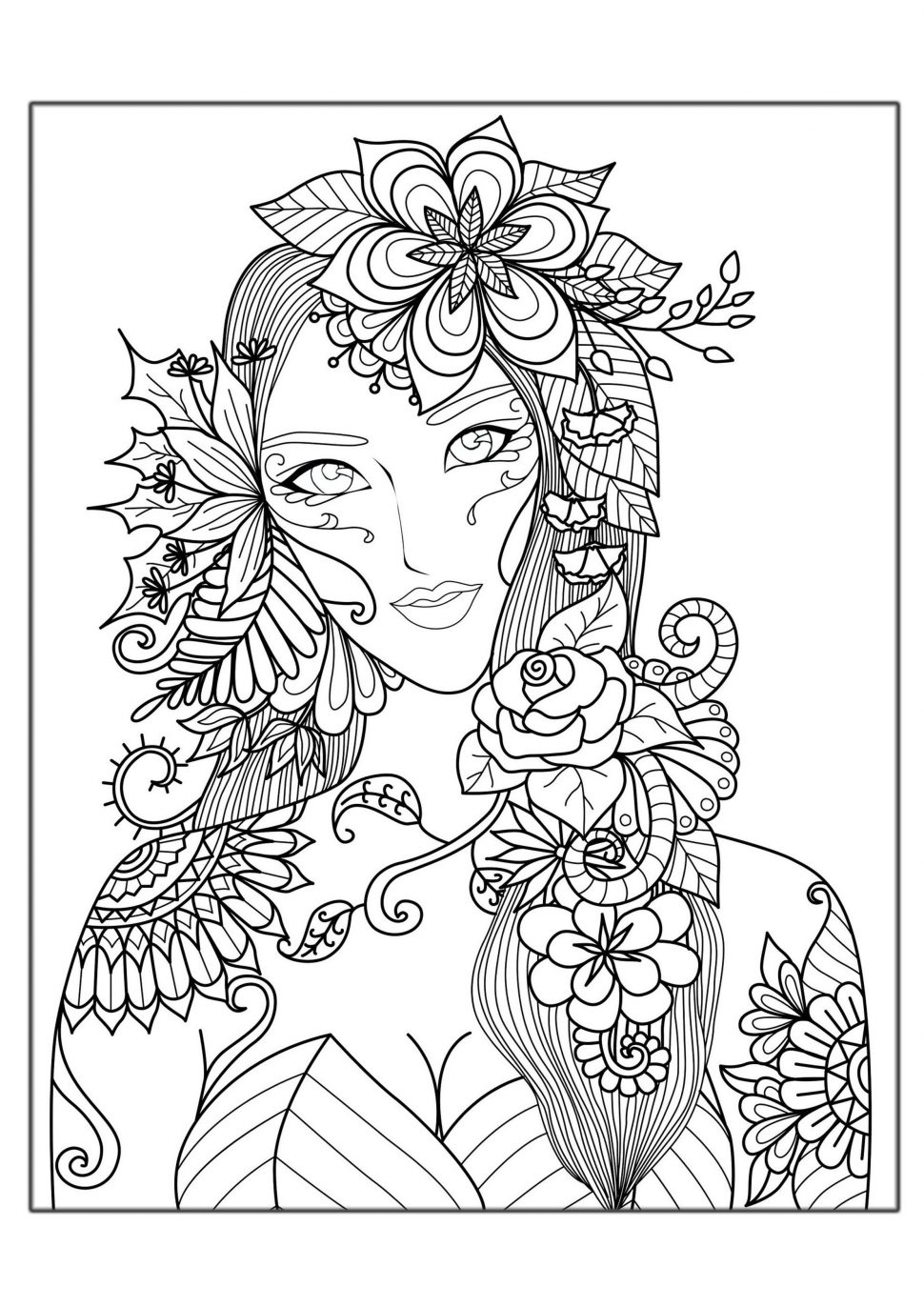 Cute Aesthetic Coloring Pages Printable 47