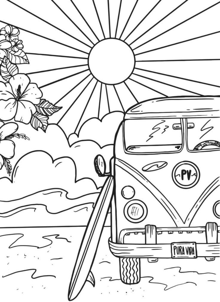 Cute Aesthetic Coloring Pages Printable 49