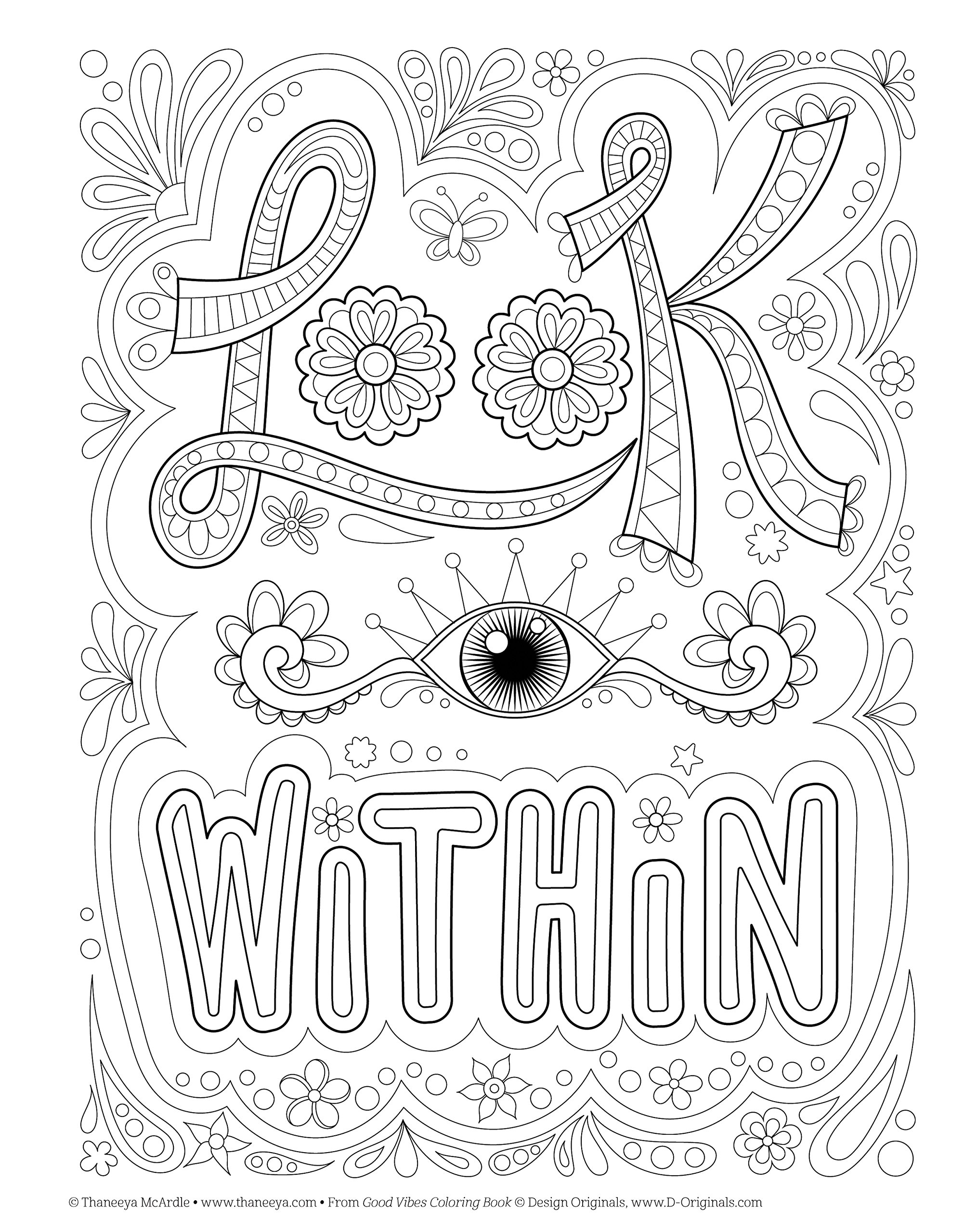 Cute Aesthetic Coloring Pages Printable 79