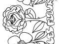 Floral Coloring Pages Simple 151