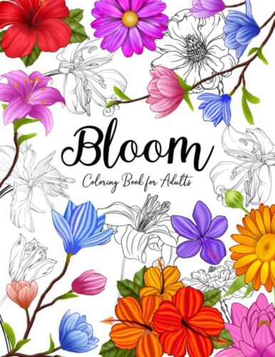 Floral Coloring Pages Simple 154