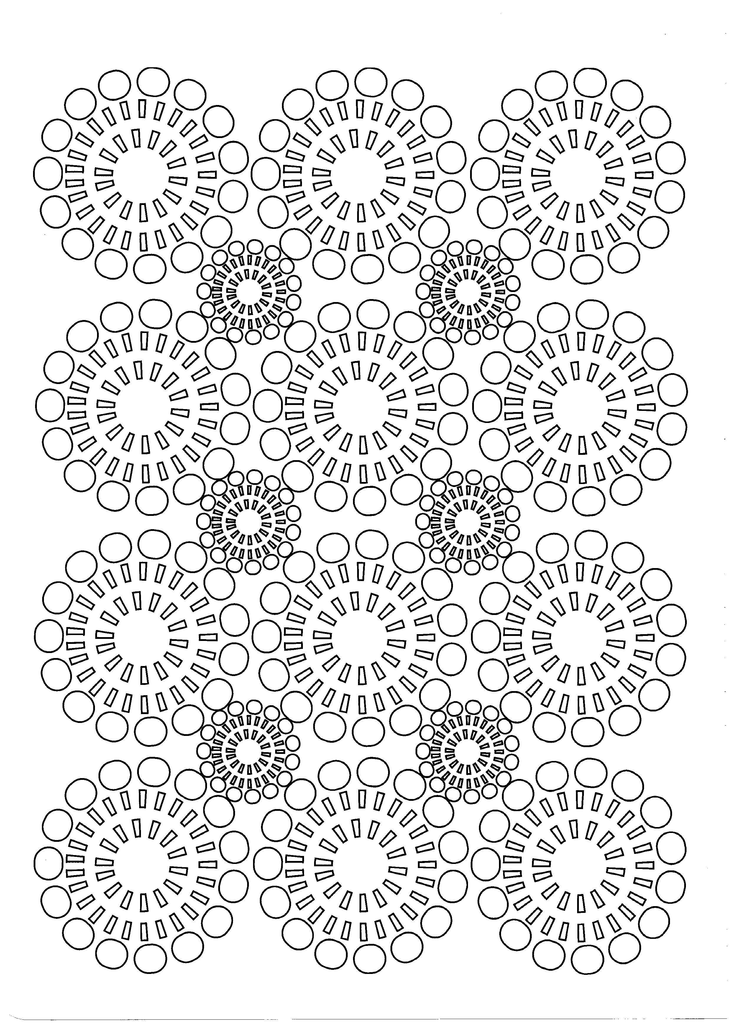 Floral Coloring Pages Simple 180