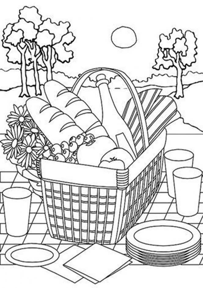 Food Coloring Pages Aesthetic Free Printable 114