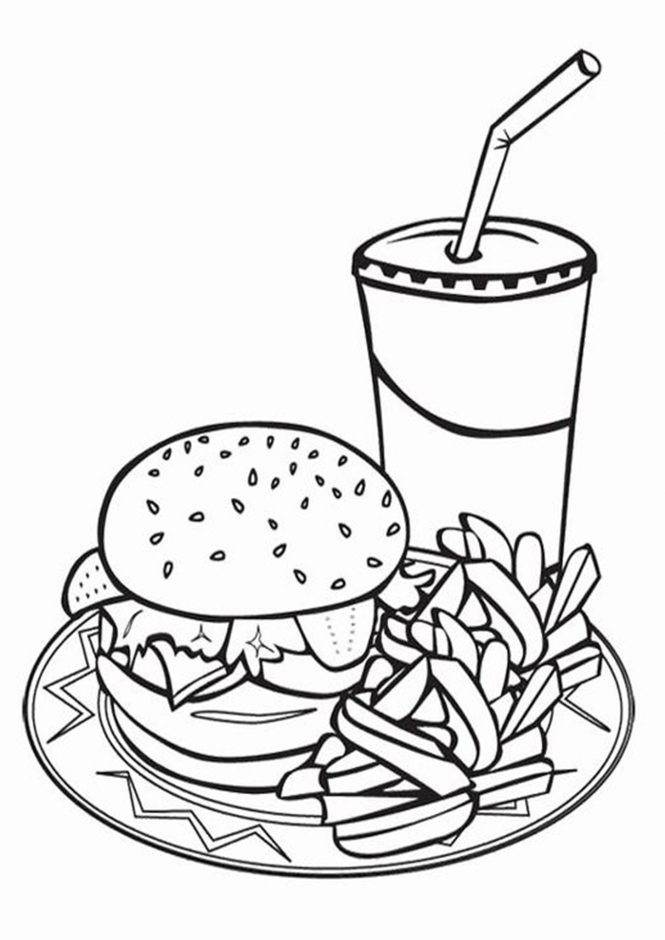 Food Coloring Pages Aesthetic Free Printable 40