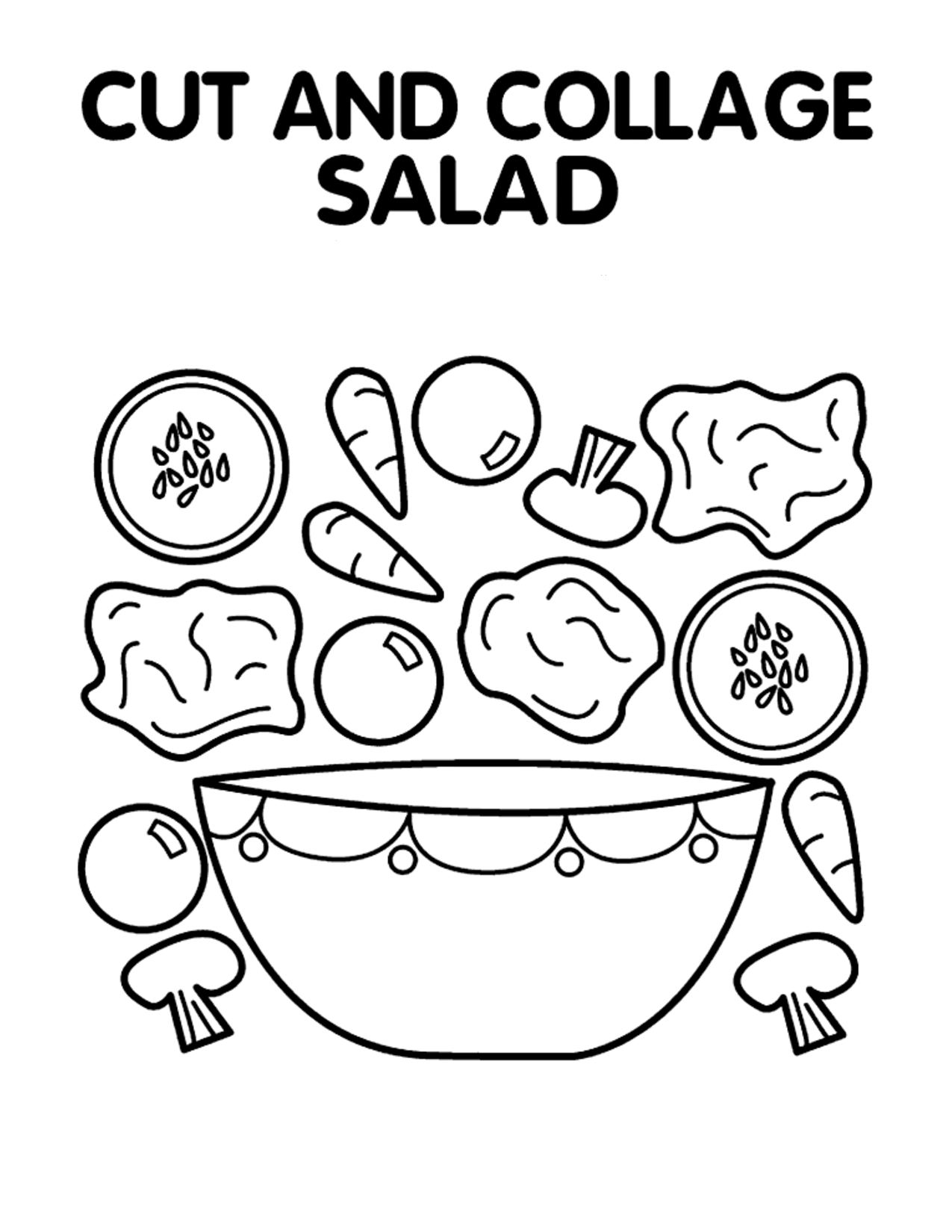 Food Coloring Pages Aesthetic Free Printable 43