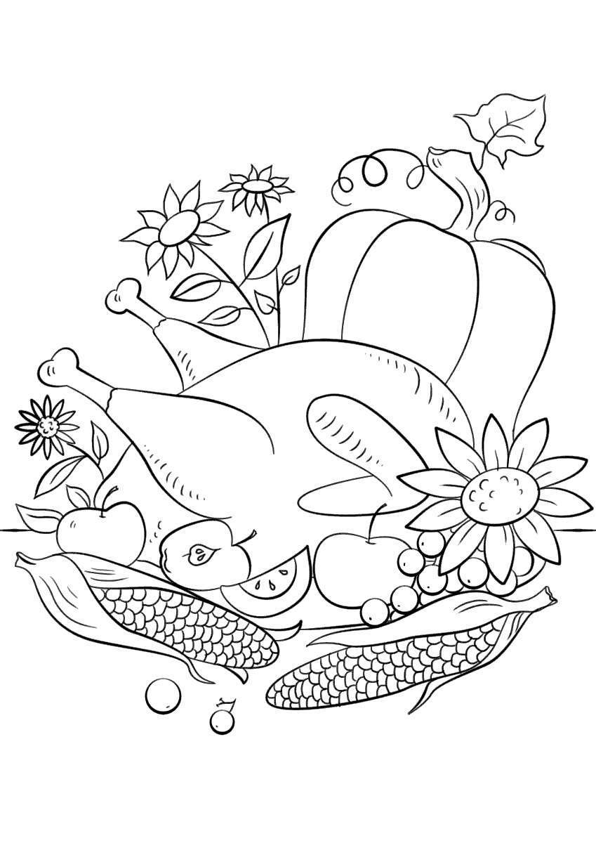 Food Coloring Pages Aesthetic Free Printable 61