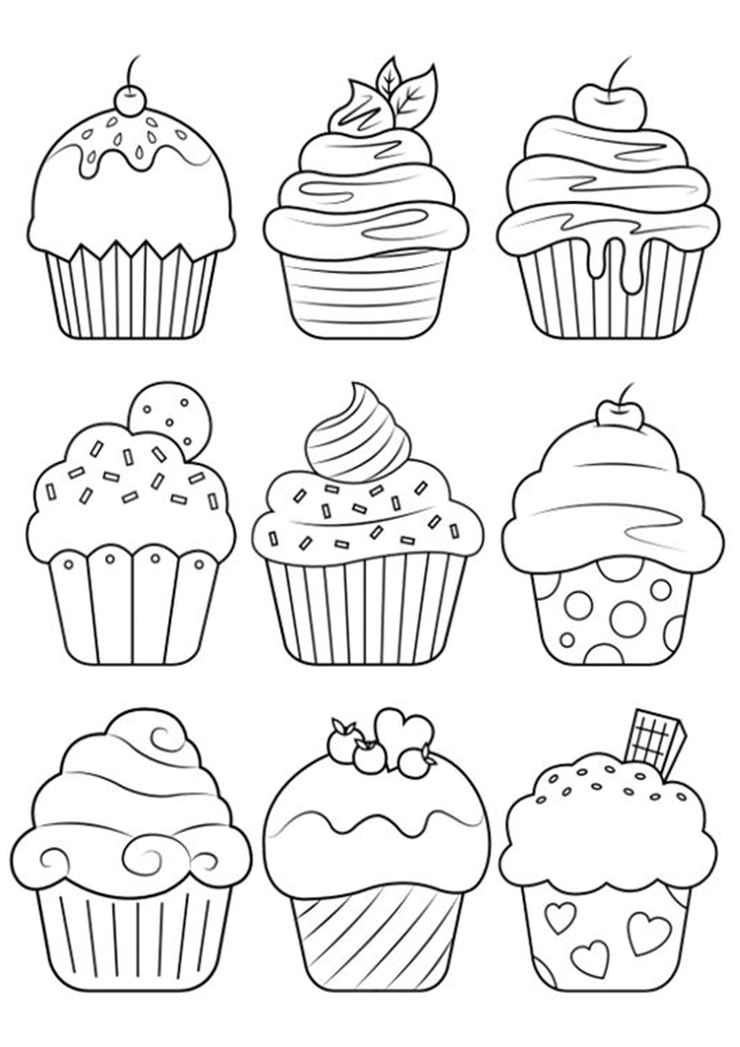 Food Coloring Pages Aesthetic Free Printable 62