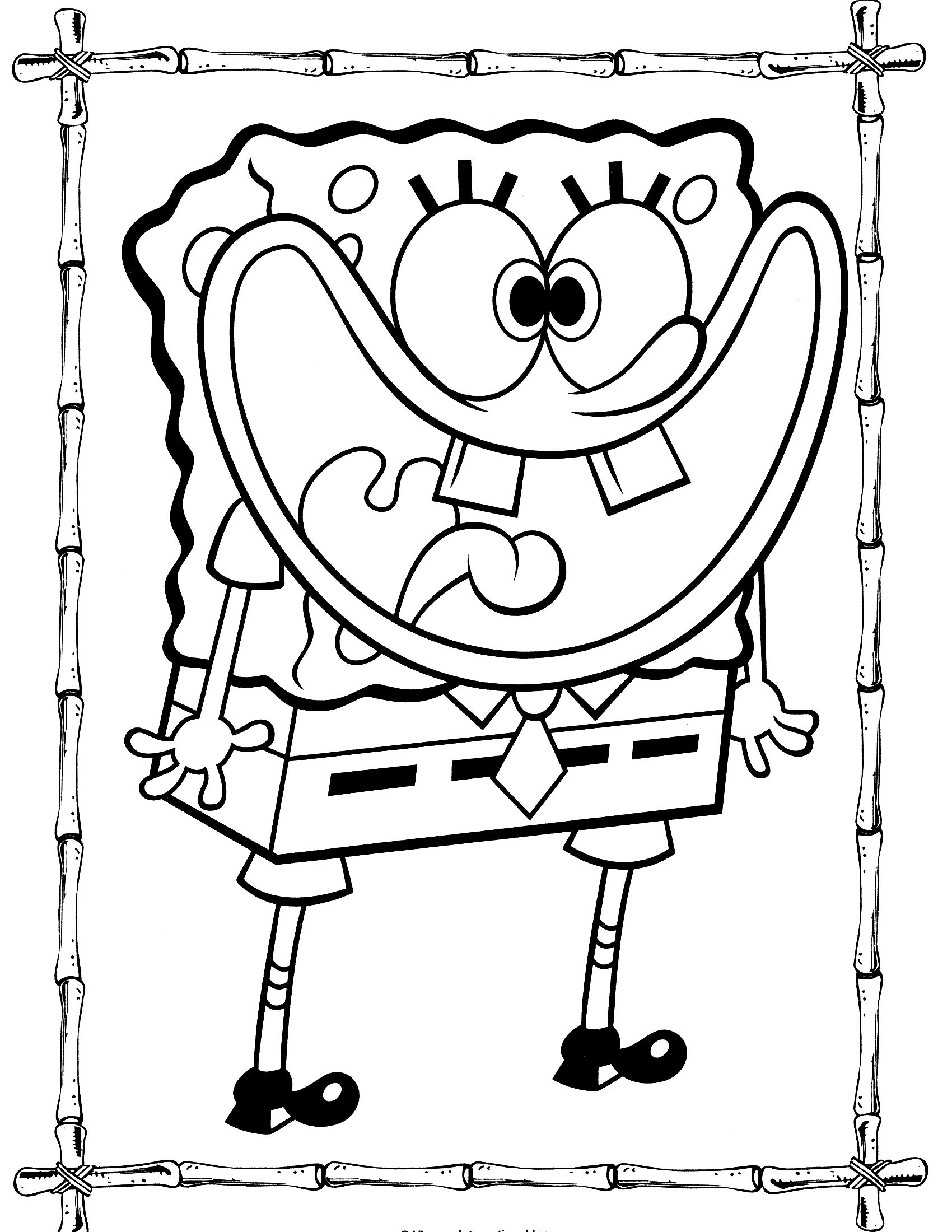 Funny Spongebob Coloring Pages Printables 1