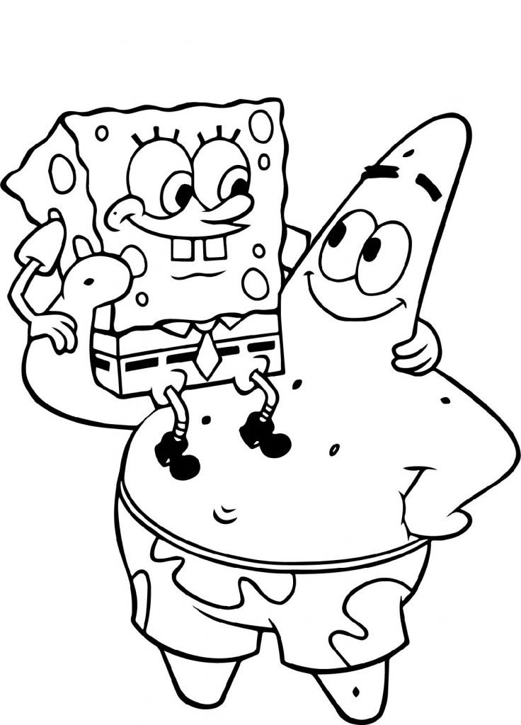 Funny Spongebob Coloring Pages Printables 15
