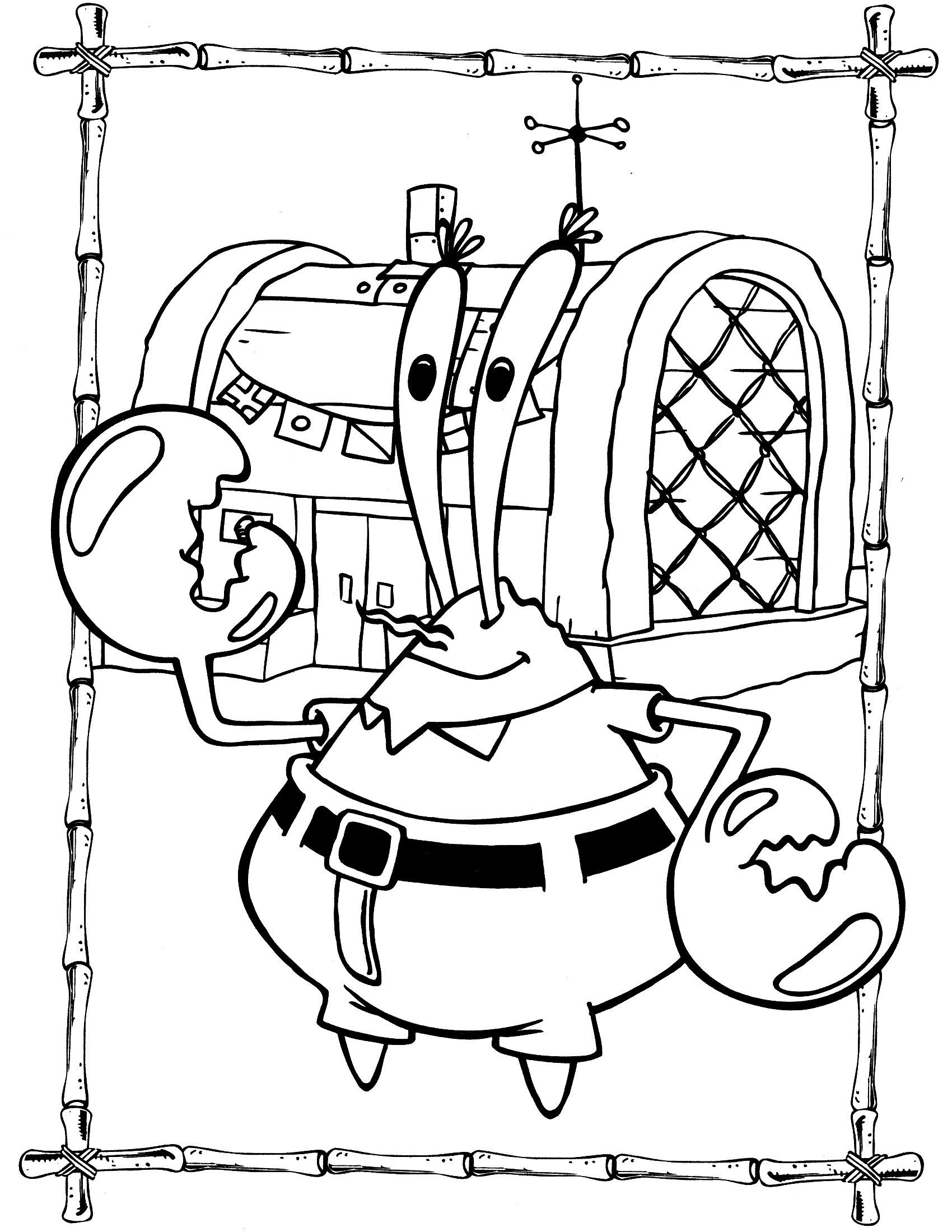 Funny Spongebob Coloring Pages Printables 18