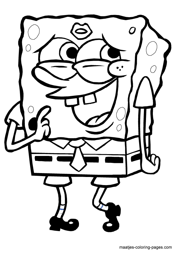 Funny Spongebob Coloring Pages Printables 21