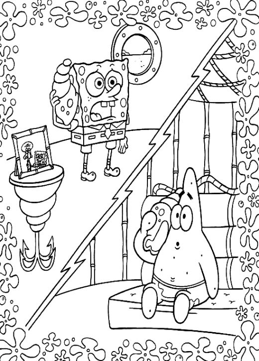 Funny Spongebob Coloring Pages Printables 28