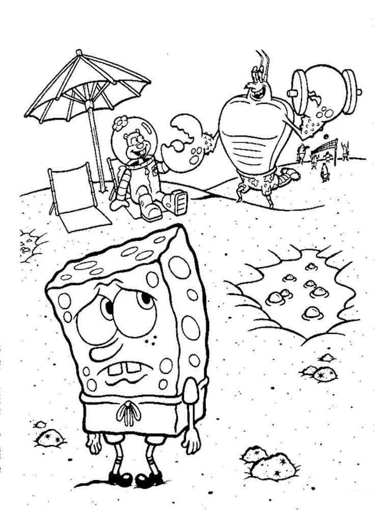 Funny Spongebob Coloring Pages Printables 30