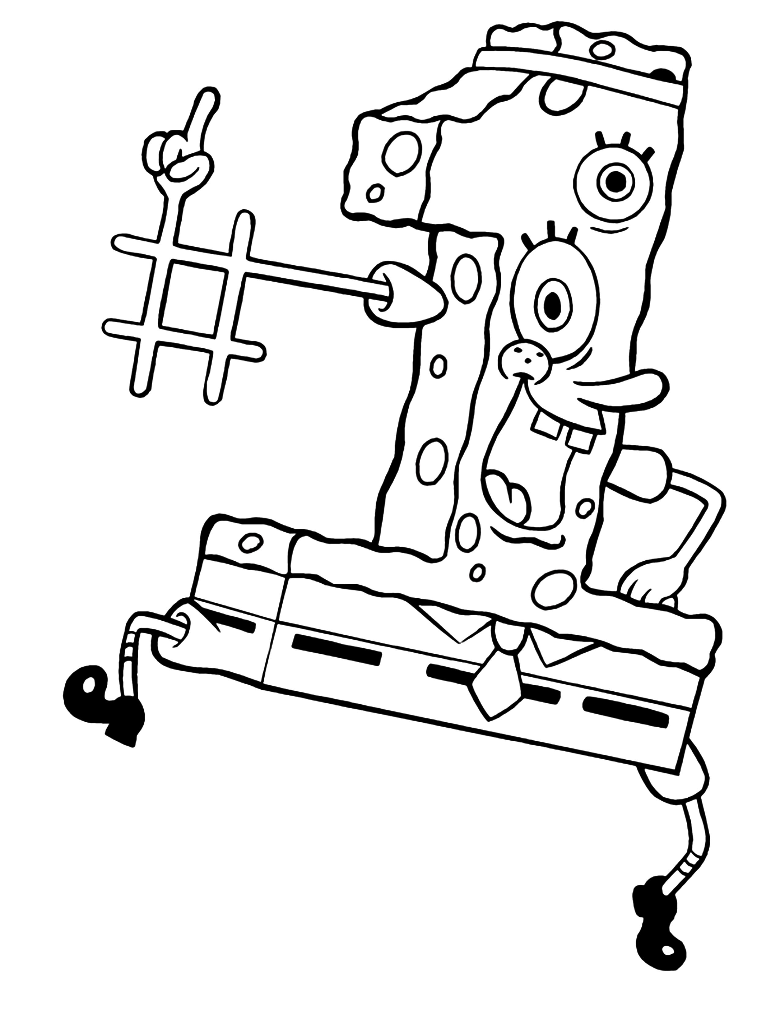 Funny Spongebob Coloring Pages Printables 48