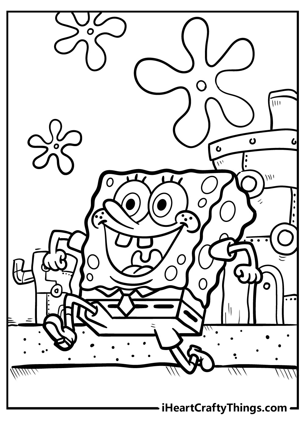 Funny Spongebob Coloring Pages Printables 49