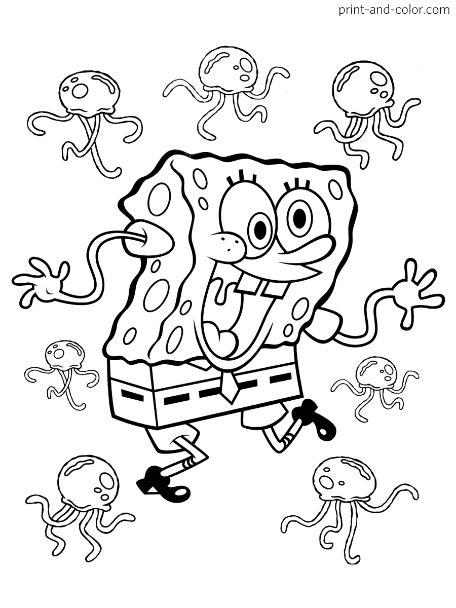 Funny Spongebob Coloring Pages Printables 5