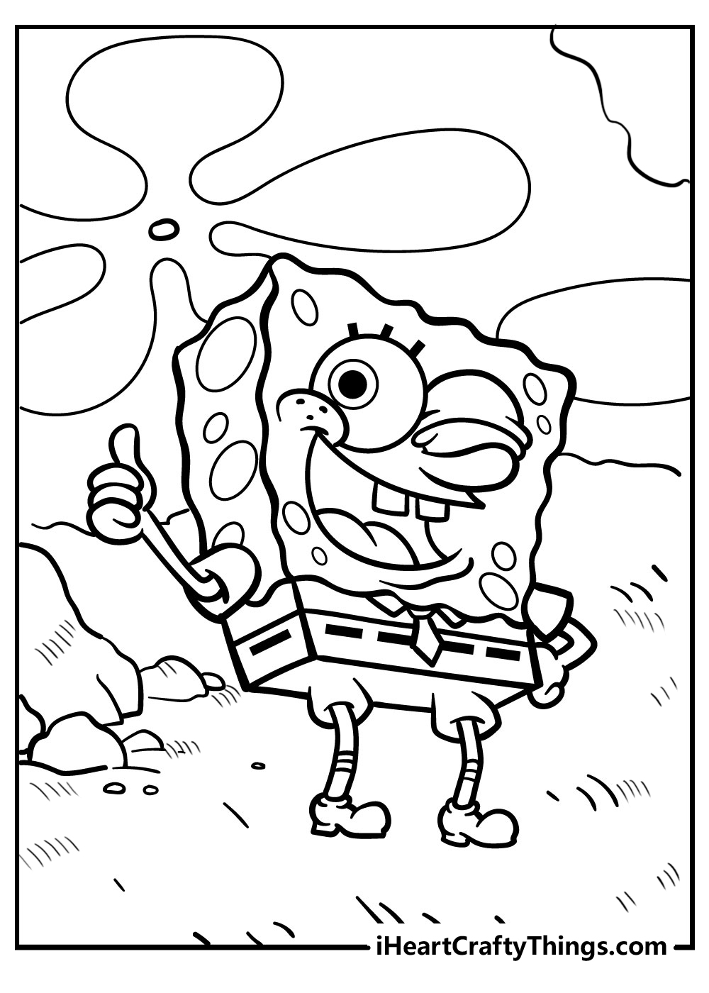 Funny Spongebob Coloring Pages Printables 58