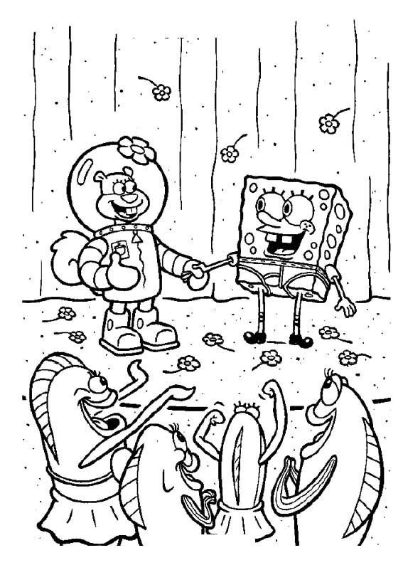 Funny Spongebob Coloring Pages Printables 61