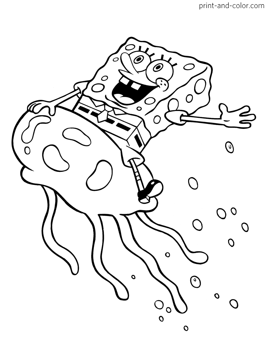 Funny Spongebob Coloring Pages Printables 70