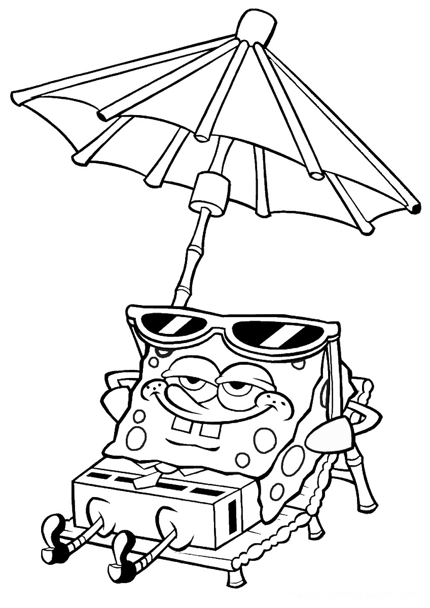 Funny Spongebob Coloring Pages Printables 75
