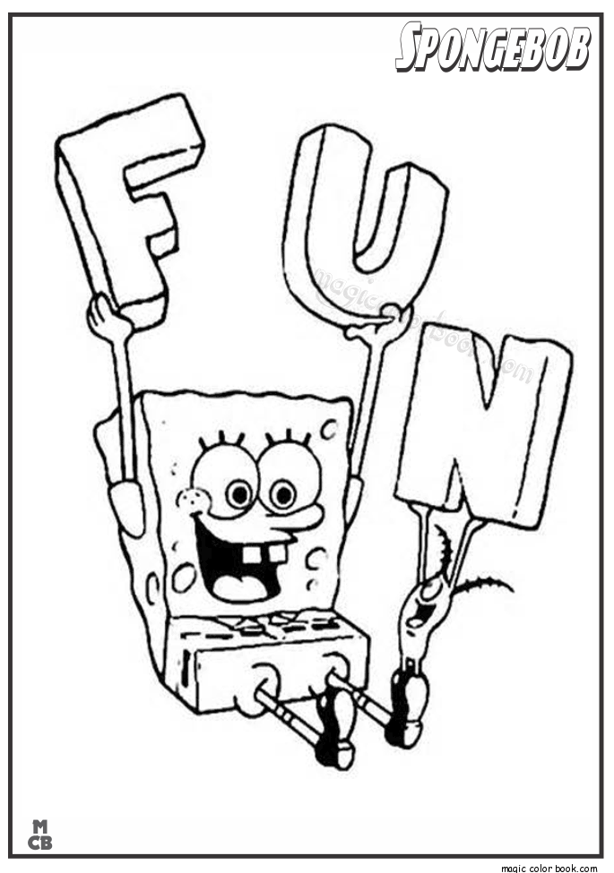 Funny Spongebob Coloring Pages Printables 76