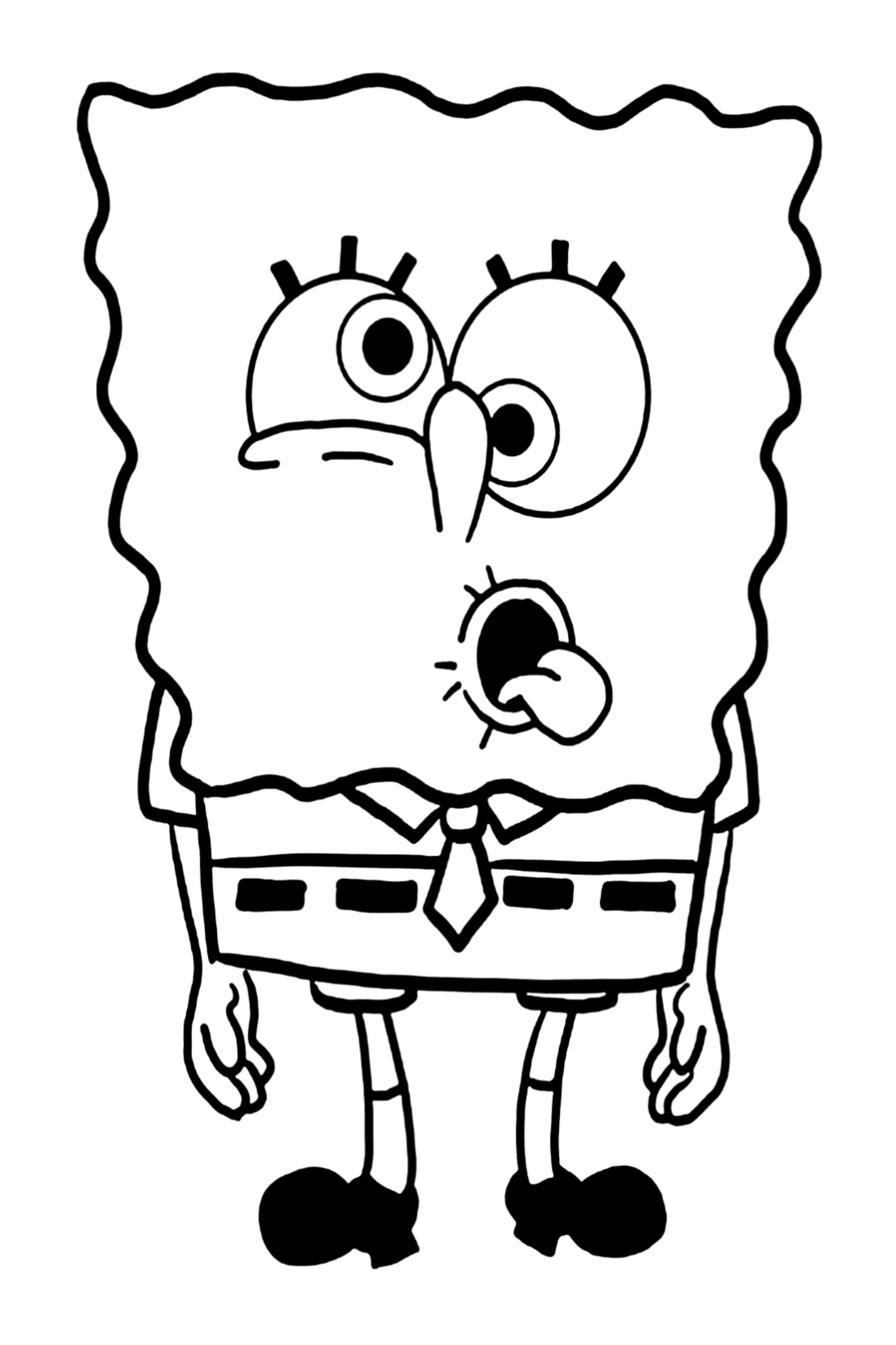 Funny Spongebob Coloring Pages Printables 85