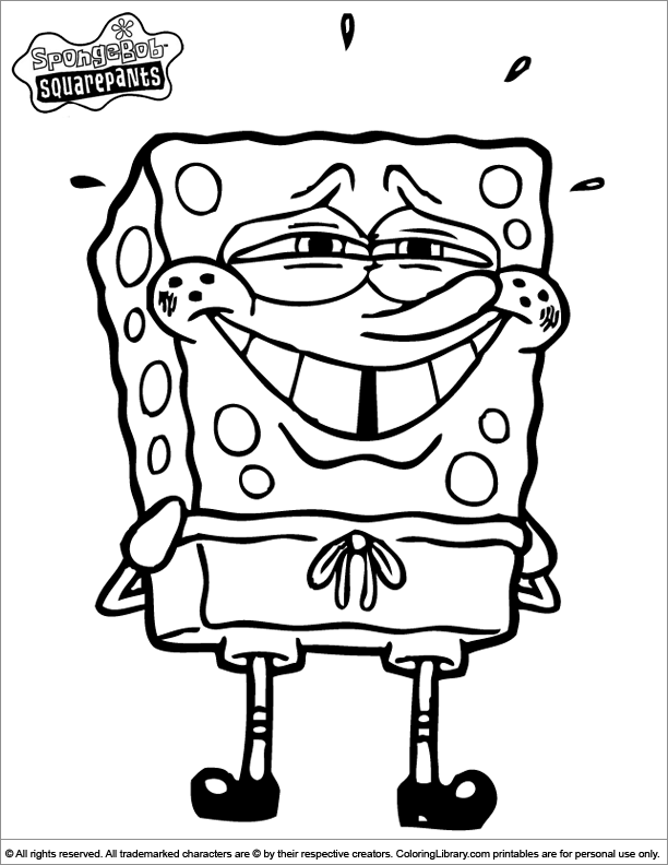 Funny Spongebob Coloring Pages Printables 90