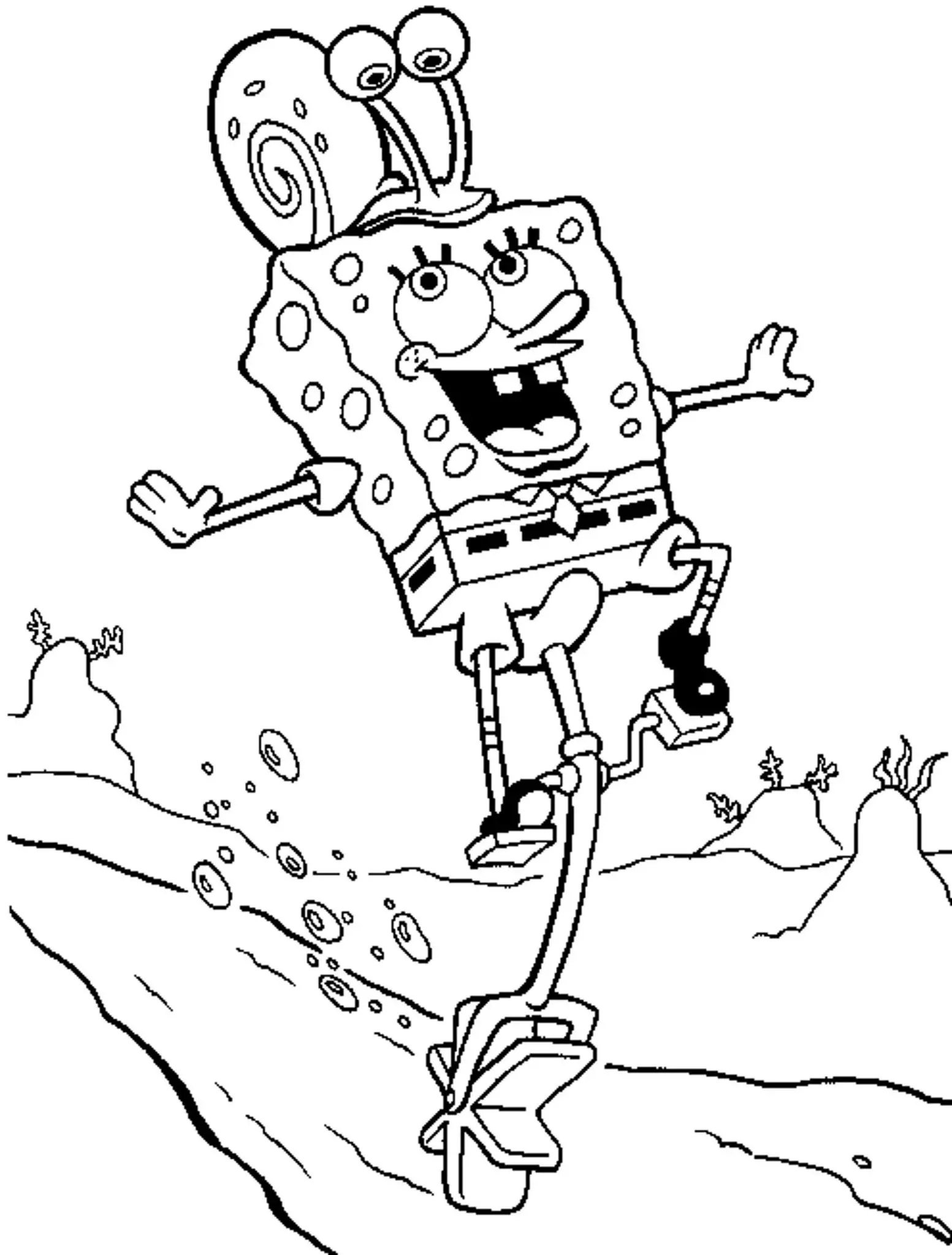Funny Spongebob Coloring Pages Printables 92