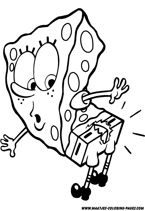 Funny Spongebob Coloring Pages Printables 95
