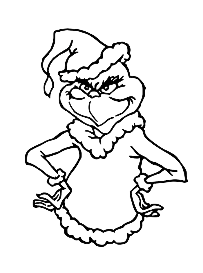 Grinch Coloring Pages Free Printable 30