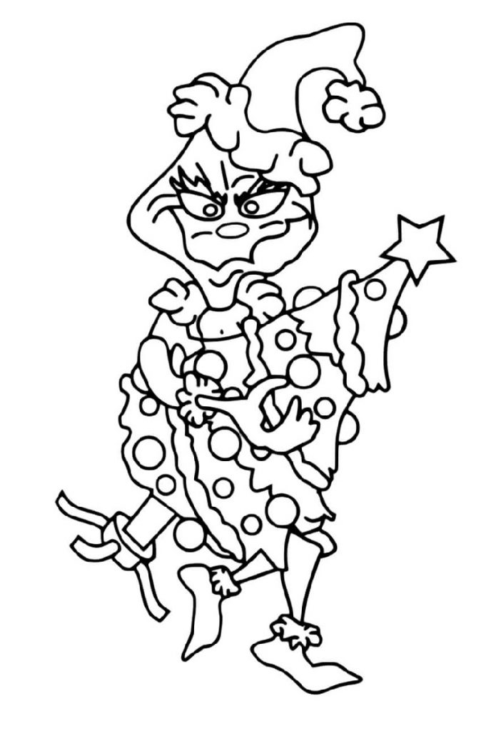 Grinch Coloring Pages Free Printable 52