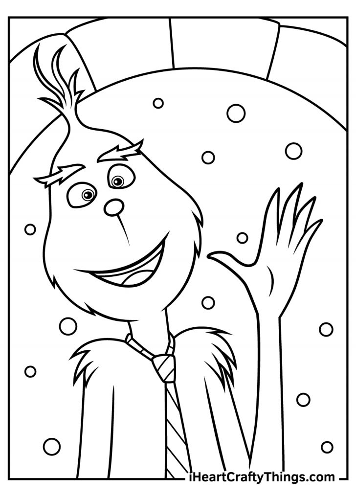 Grinch Coloring Pages Free Printable 58