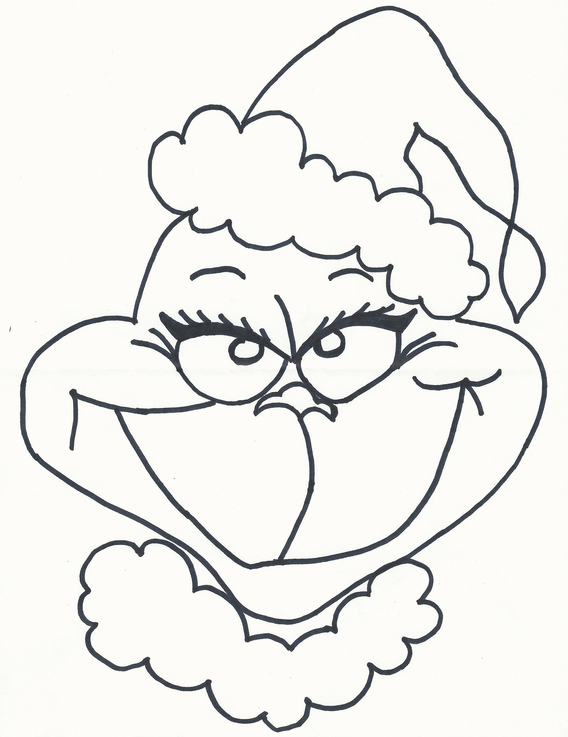 Grinch Coloring Pages Free Printable 97