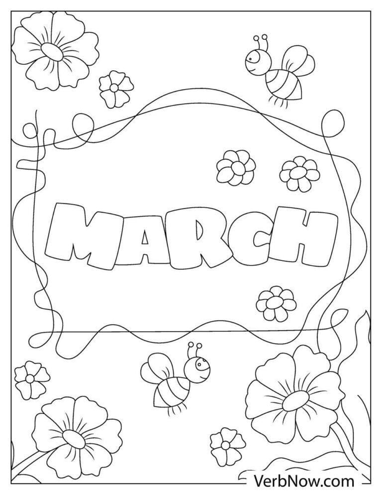 March Coloring Pages Free Printable 12