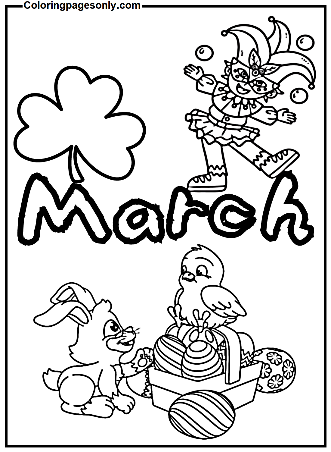 March Coloring Pages Free Printable 17