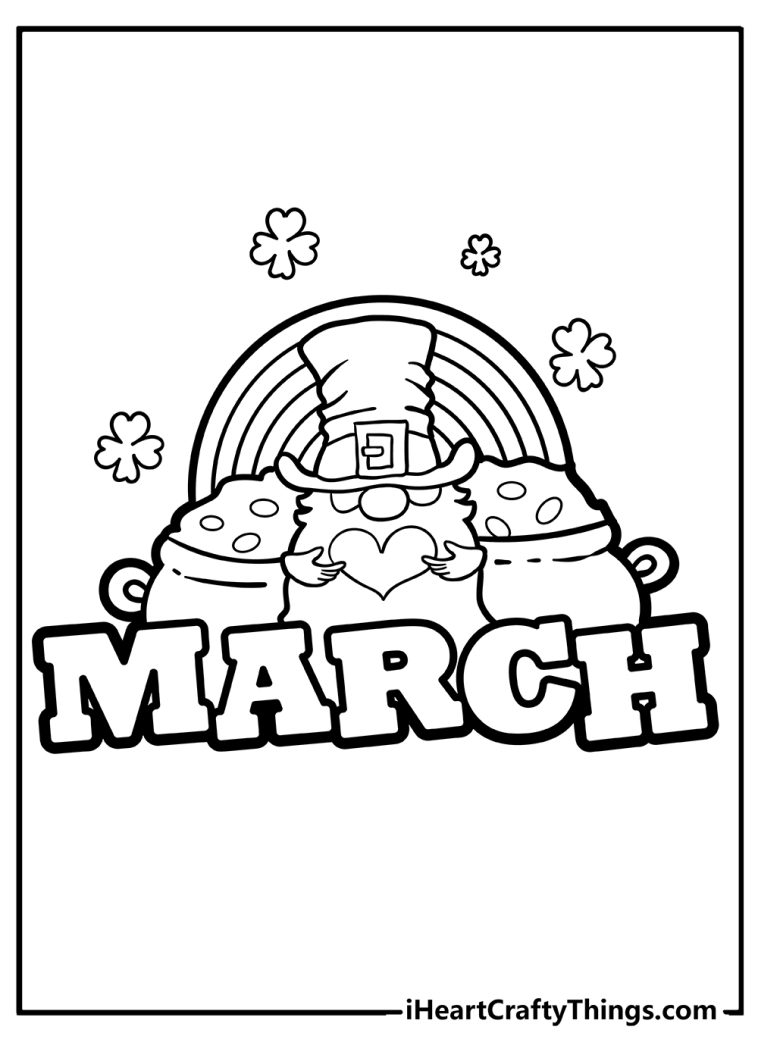 March Coloring Pages Free Printable 19