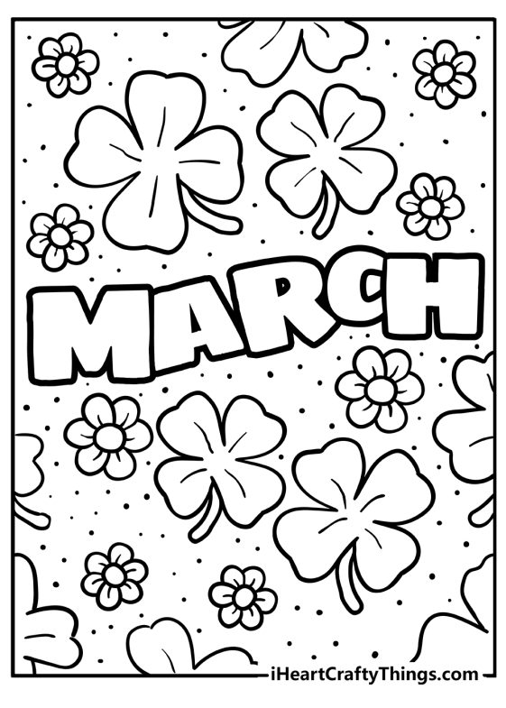 March Coloring Pages Free Printable 24