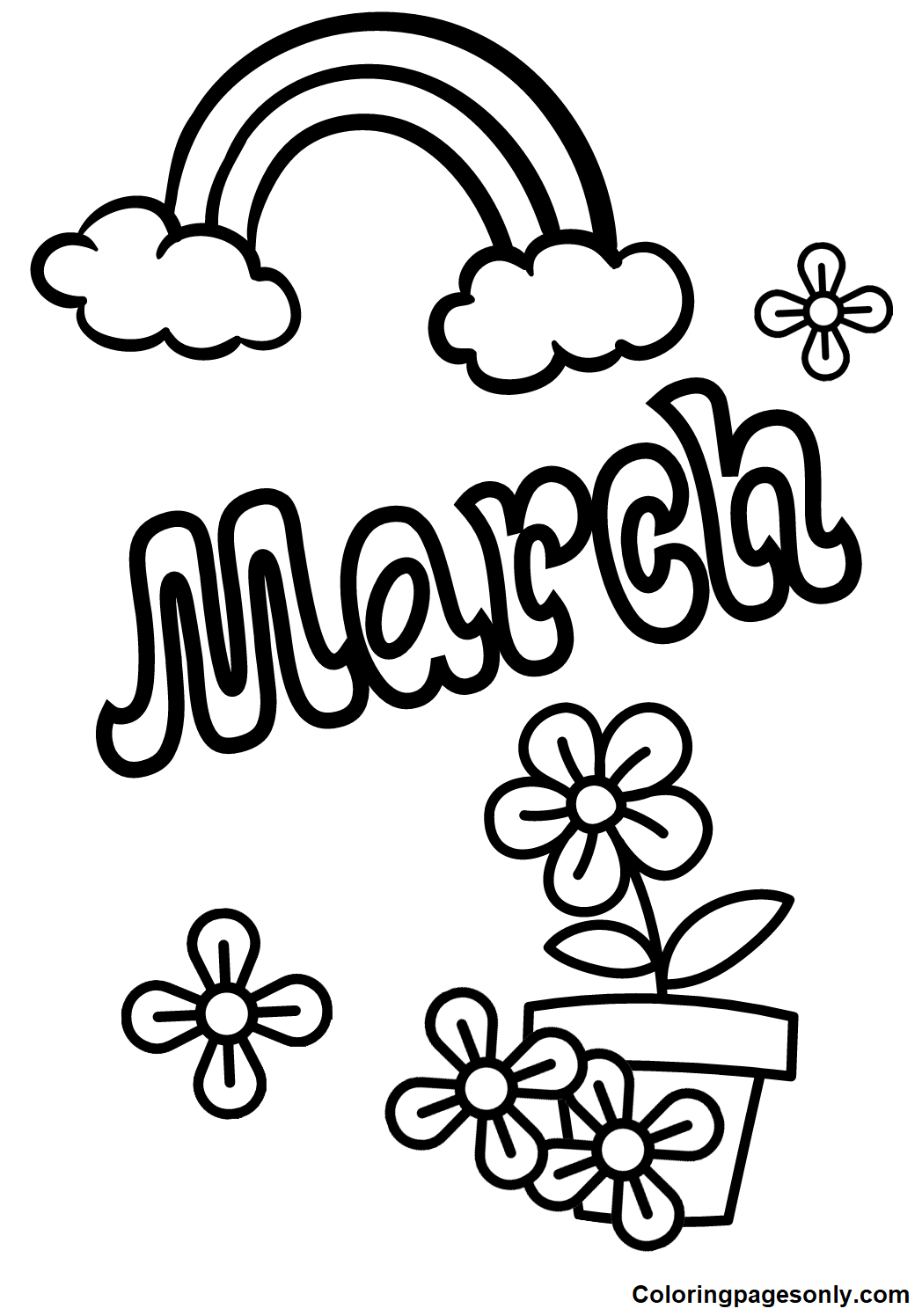 March Coloring Pages Free Printable 26