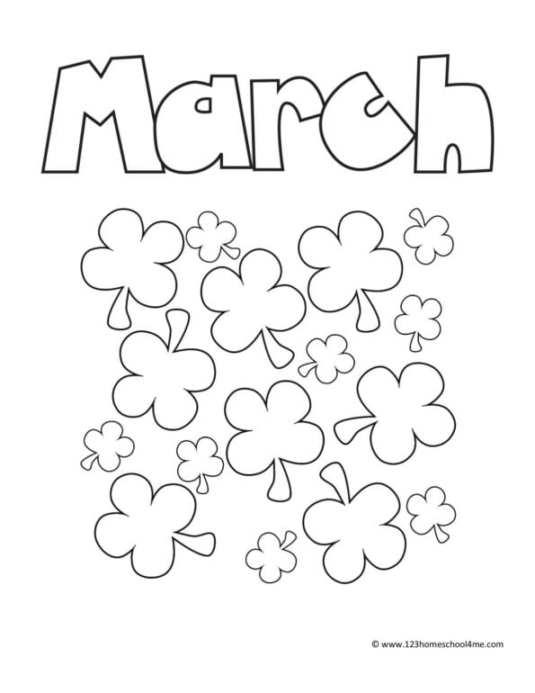 March Coloring Pages Free Printable 32