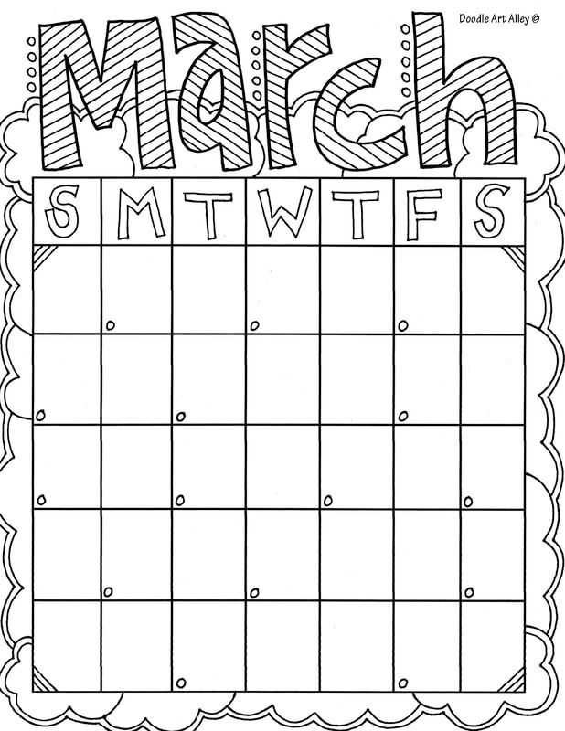 March Coloring Pages Free Printable 7