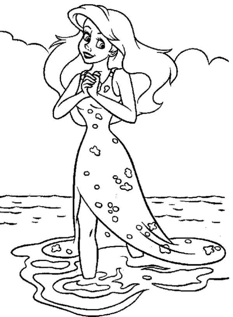 Mermaid Coloring Pages Free Printable 103