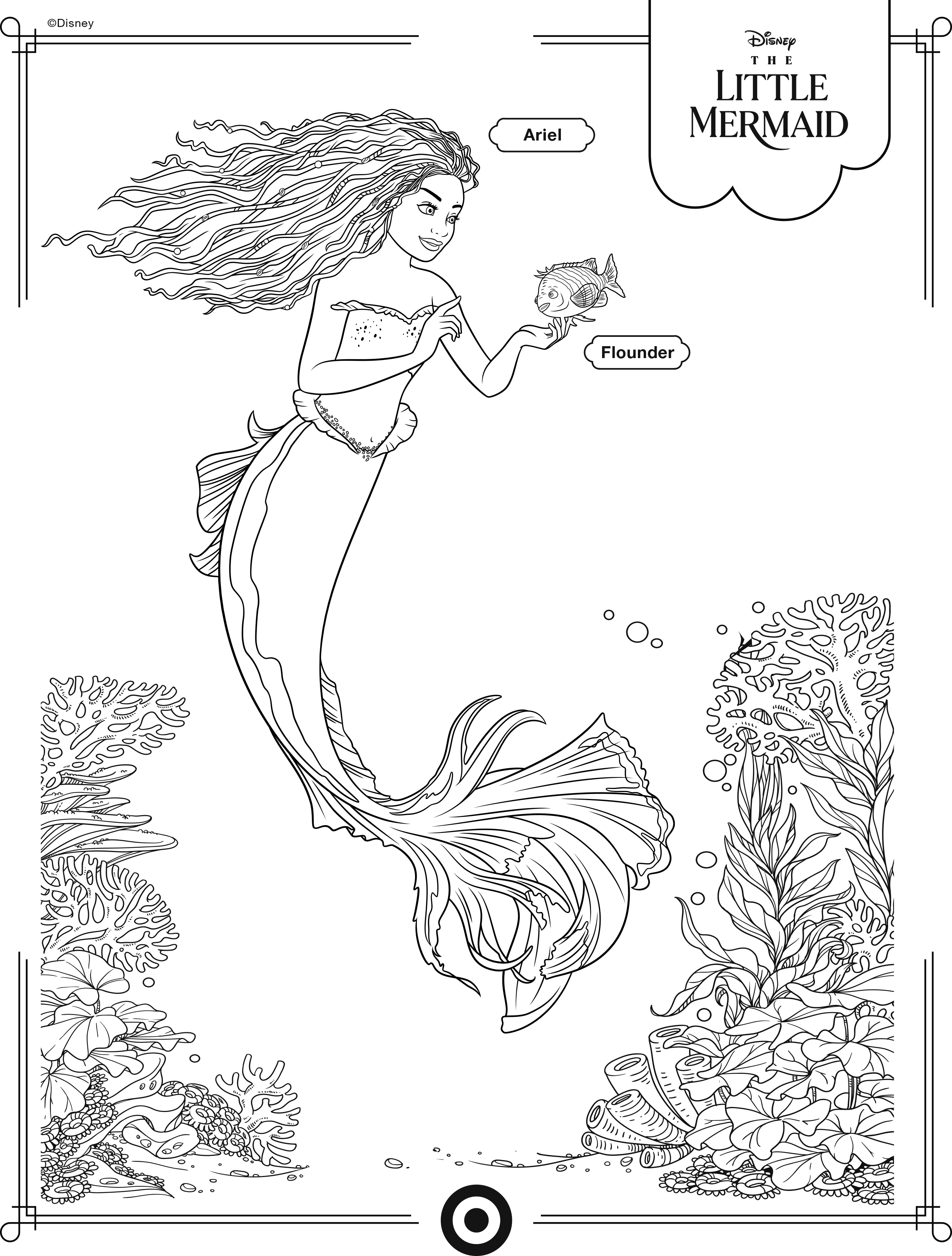 Mermaid Coloring Pages Free Printable 115