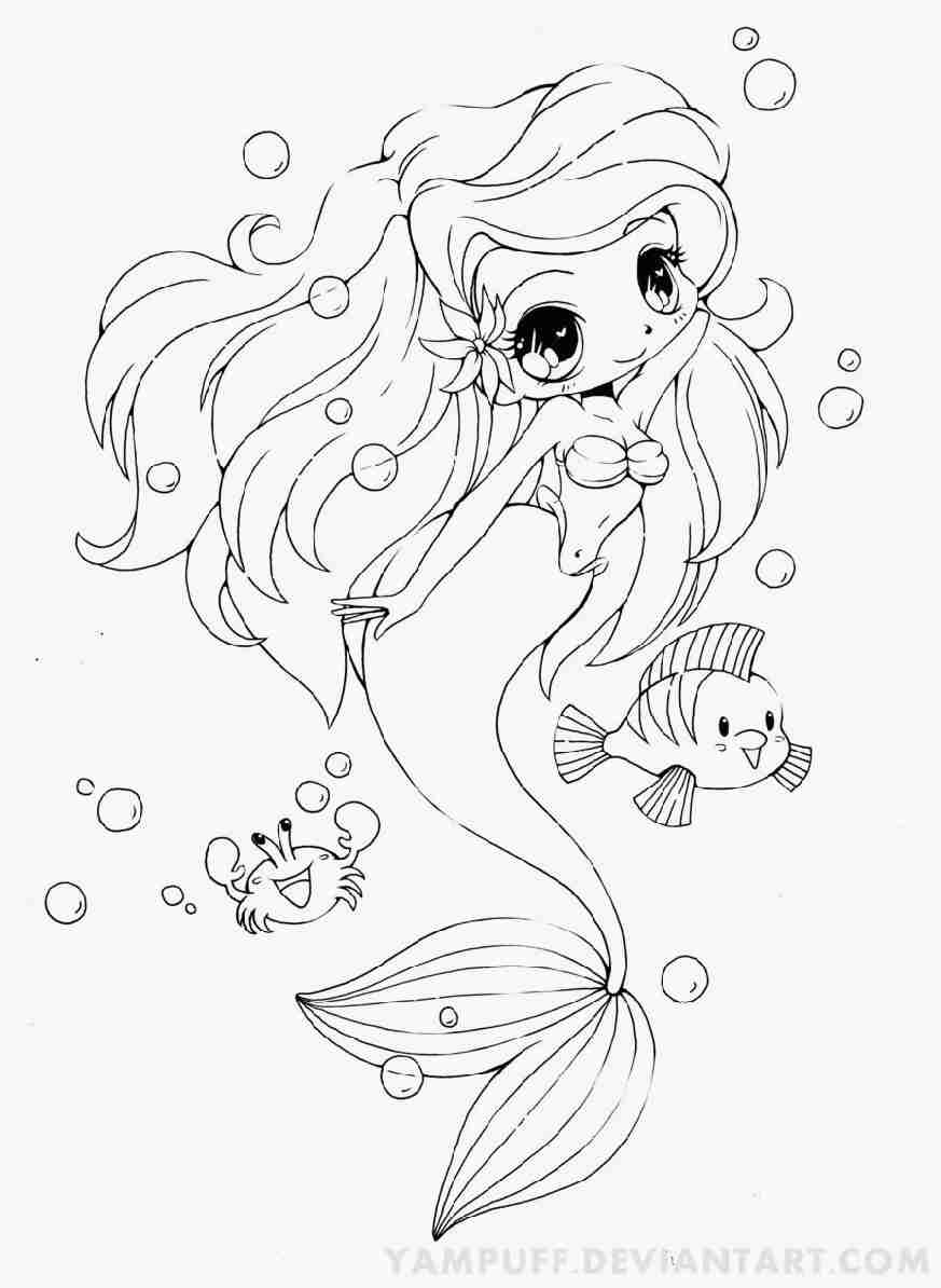 Mermaid Coloring Pages Free Printable 118