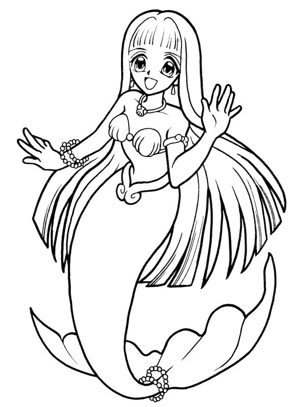 Mermaid Coloring Pages Free Printable 137